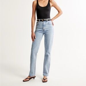 90s straight leg ultra high rise